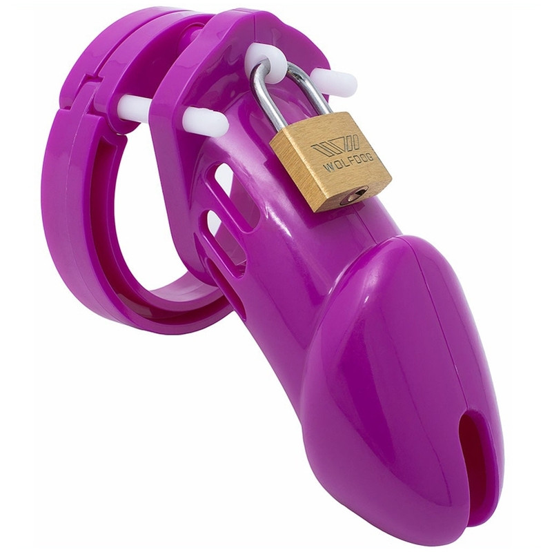 FUKR Cage de chasteté Silicone Bran 9 x 3cm Violette